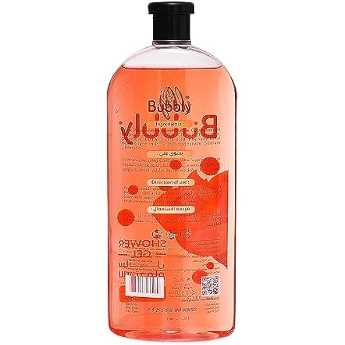 illy Bubbly Shower Gel Apricot & Peach Scent, 1000ml - Image 3